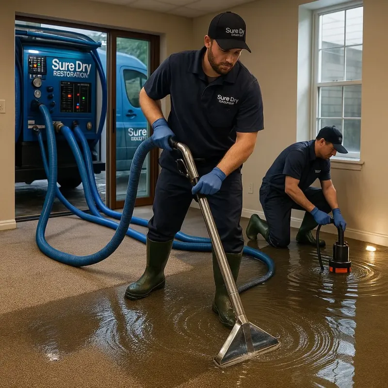 Water Extraction and Removal process in Mackinac County, MI